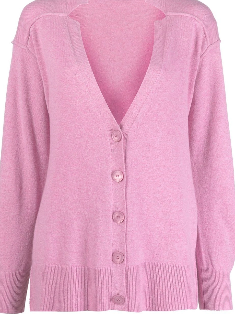 Cheap Women oversized McCartney cardigan Stella notched-detail 0819